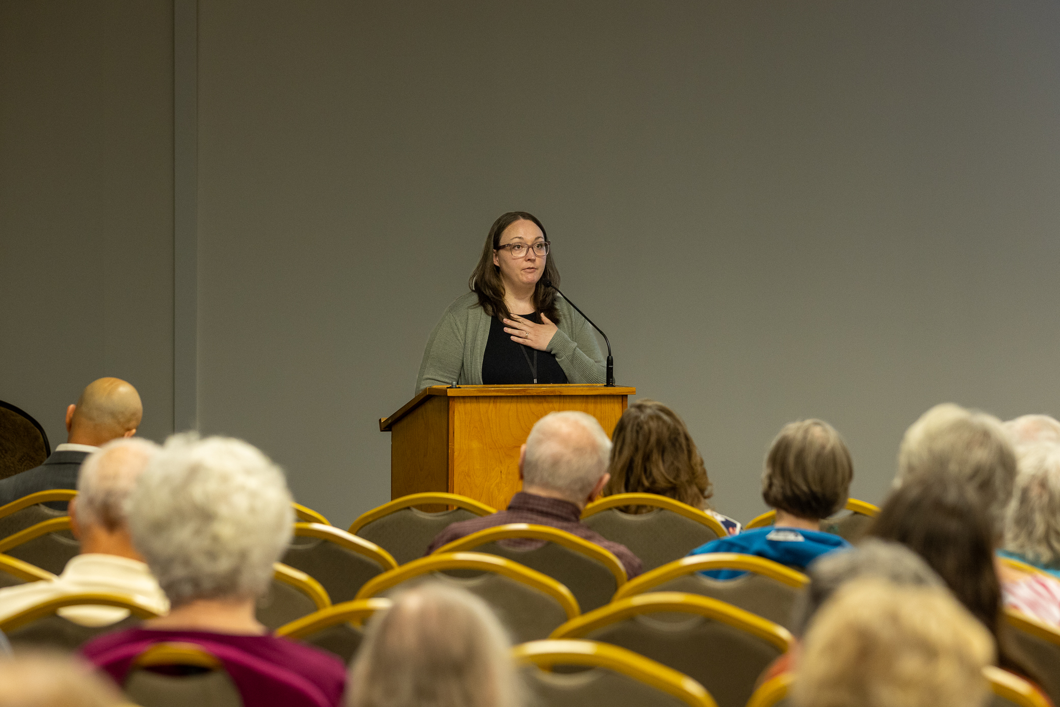 April Thomas with Lewis Mason Thurston Area Agency on Aging