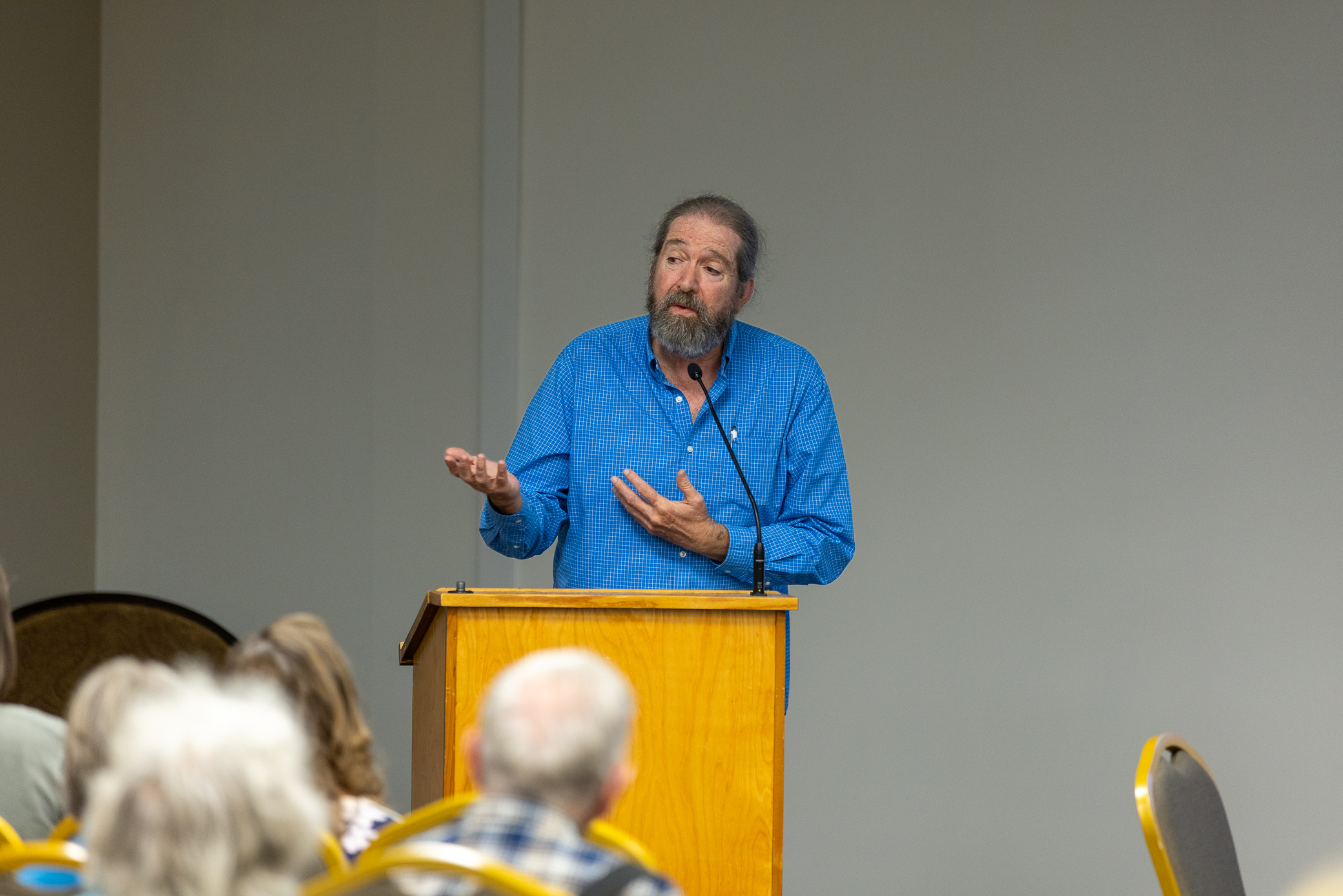 Glenn Harper with the Elderhood Senior Alliance